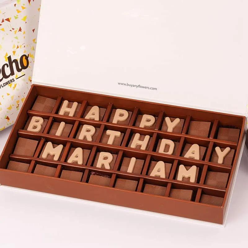 Customize Happy Birthday Chocolates By Sweecho thumbnail 2