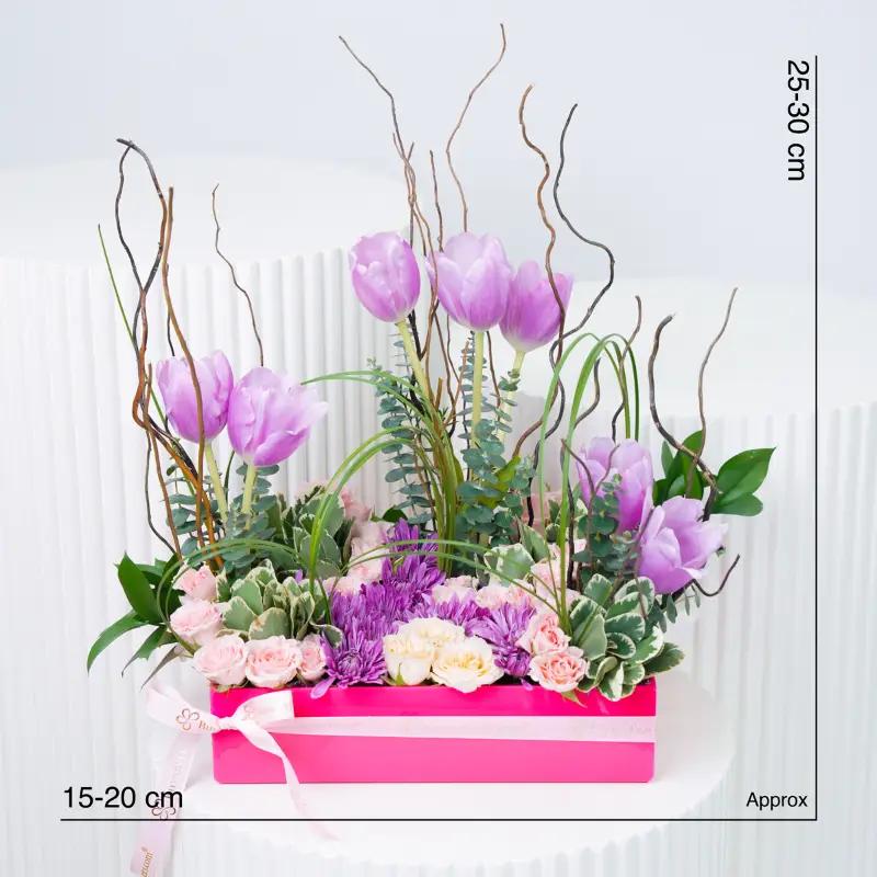 Lilac Charm Flower Arrangement - Flowers gift from Buy Any Flowers Dubai in Al Quoz Industrial Area 4, Dubai, UAE - image 4