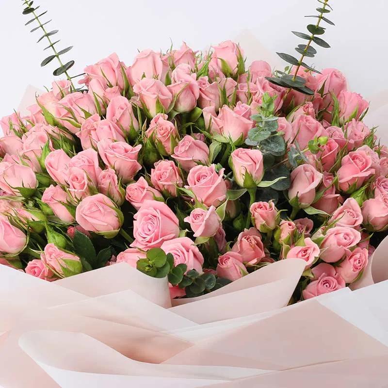 Raw Beauty 51 Pink Baby Roses Bouquet - Flowers gift from Buy Any Flowers Dubai in Al Quoz Industrial Area 4, Dubai, UAE - image 3