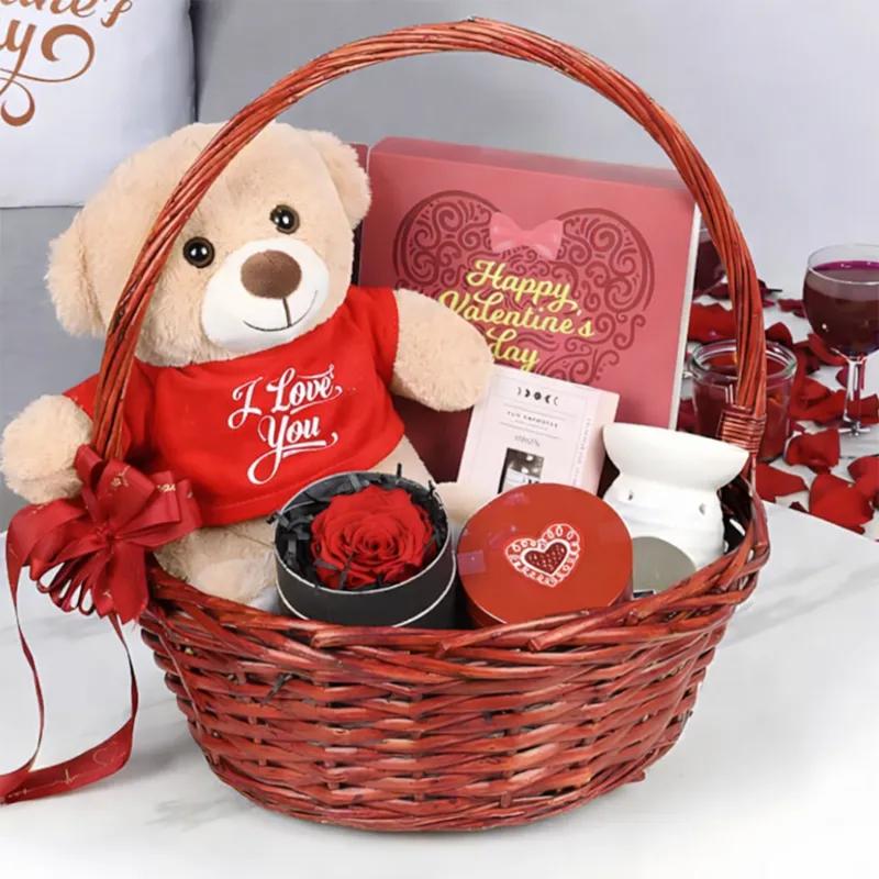 Love Aroma Valentine Gift Basket - Gifts gift from Buy Any Flowers Dubai in Al Quoz Industrial Area 4, Dubai, UAE