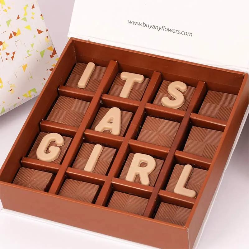 Its a Girl Chocolates By Sweecho - Chocolates gift from Buy Any Flowers Dubai in Al Quoz Industrial Area 4, Dubai, UAE - image 3