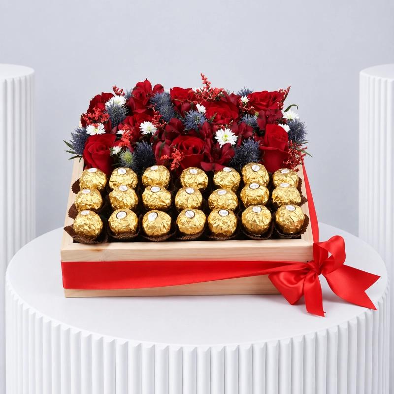 Flower and Ferrero Arrangement in Dubai
