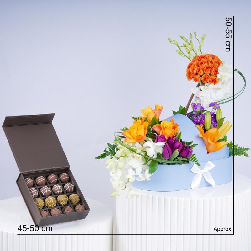 Fantastic Cradle of Wishes and Chocolates - Gift Sets gift from Buy Any Flowers Dubai in Al Quoz Industrial Area 4, Dubai, UAE - image 4