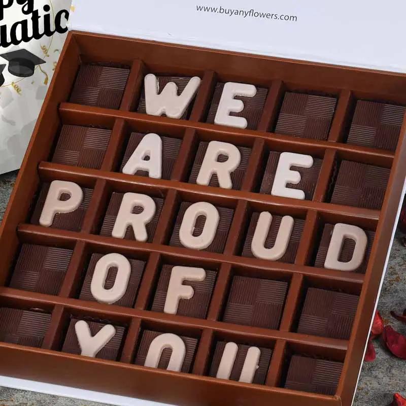 We Are Proud of You Chocolates By Sweecho - Chocolates gift from Buy Any Flowers Dubai in Al Quoz Industrial Area 4, Dubai, UAE - image 3
