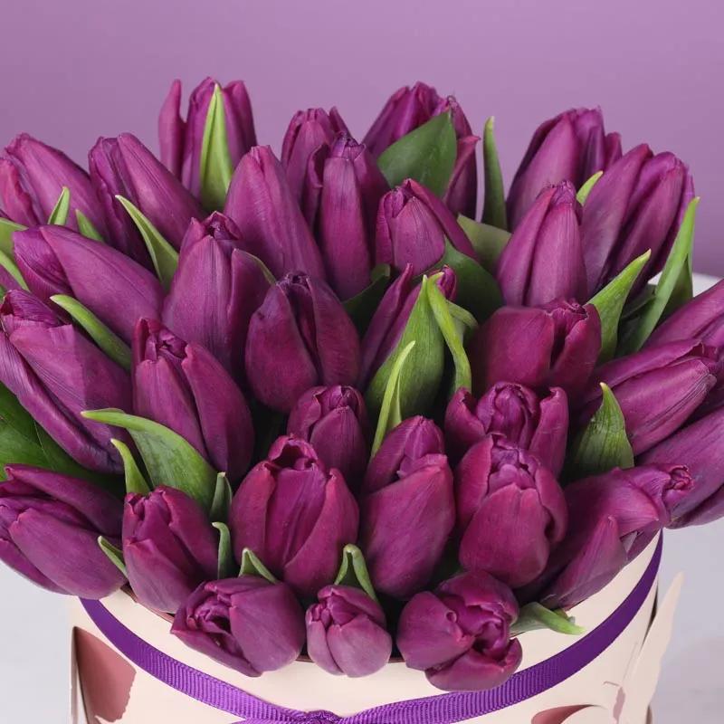 Butterfly 31 Purple Tulips Box thumbnail 3