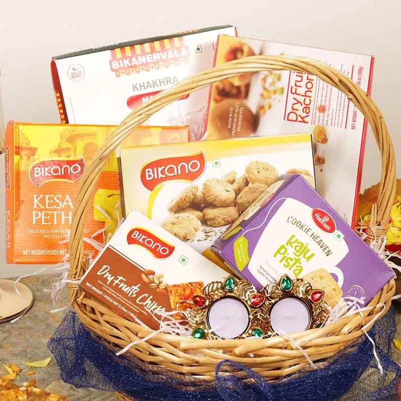 Sweet and Savoury Diwali Gift Basket - Gifts gift from Buy Any Flowers Dubai in Al Quoz Industrial Area 4, Dubai, UAE - image 2