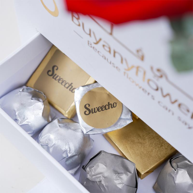 Love Box 21 Red Roses and Chocolates - Flowers gift from Buy Any Flowers Dubai in Al Quoz Industrial Area 4, Dubai, UAE - image 3
