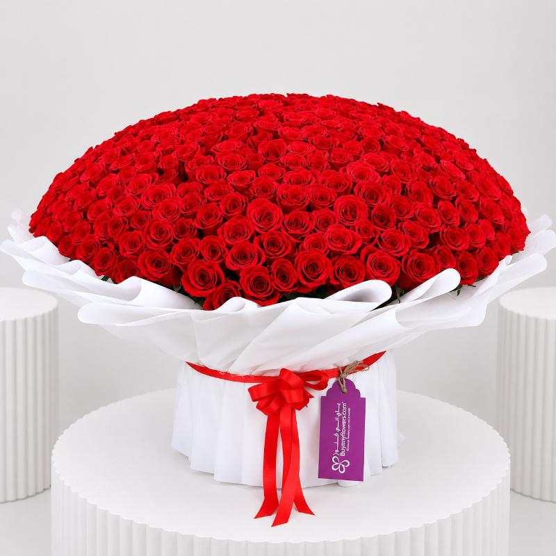 Grand 601 Red Roses Bouquet in Dubai