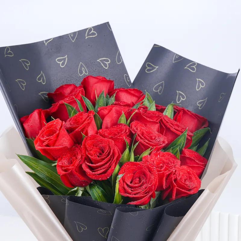 Deep Emotions 21 Red Roses Bouquet - Flowers gift from Buy Any Flowers Dubai in Al Quoz Industrial Area 4, Dubai, UAE - image 3