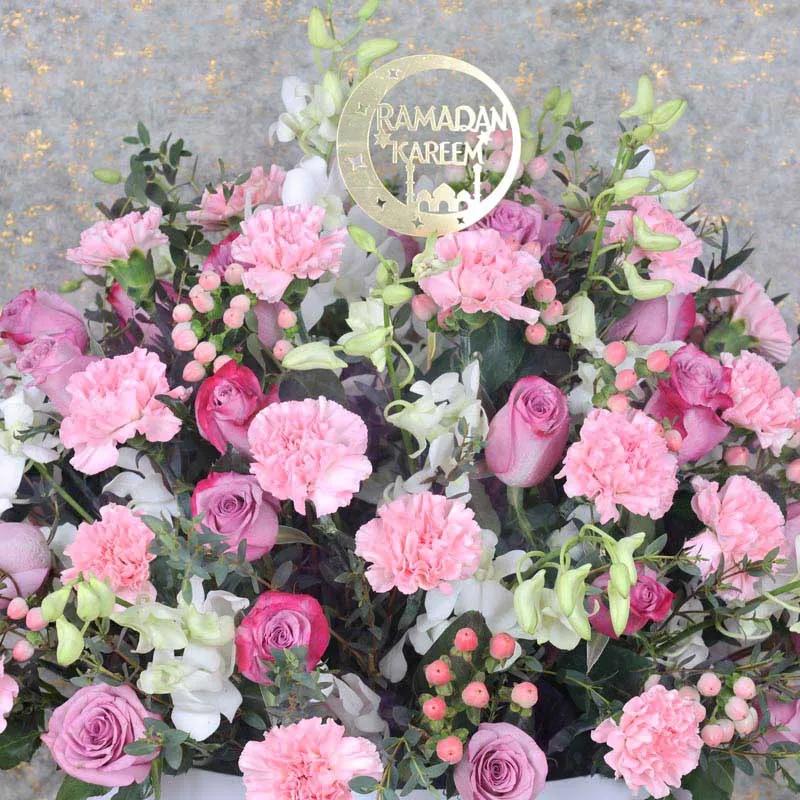 Ramadan Serenity Flower Box - Flowers gift from Buy Any Flowers Dubai in Al Quoz Industrial Area 4, Dubai, UAE - image 3