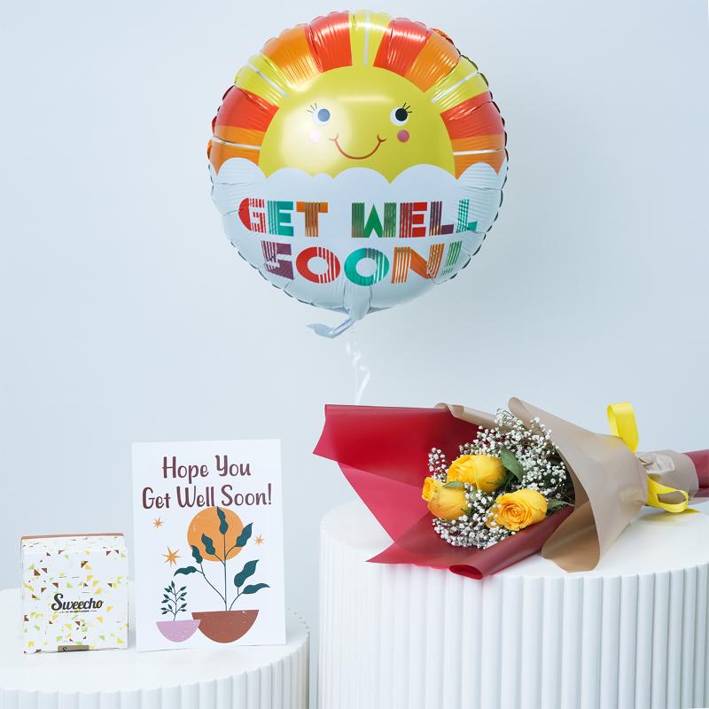 Get Well Soon Roses Combo in Dubai