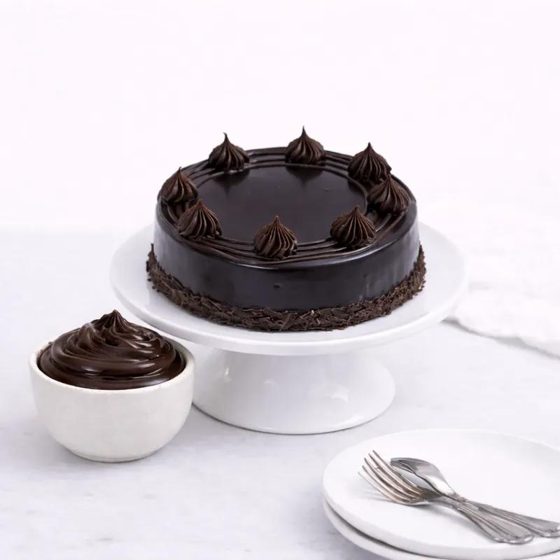 Chocolate Cake 4 Portion - Cakes gift from Buy Any Flowers Dubai in Al Quoz Industrial Area 4, Dubai, UAE - image 3