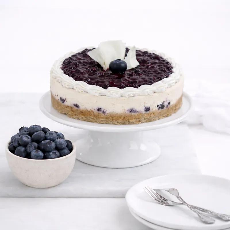 Blueberry Cheese Cake 4 Portion - Cakes gift from Buy Any Flowers Dubai in Al Quoz Industrial Area 4, Dubai, UAE