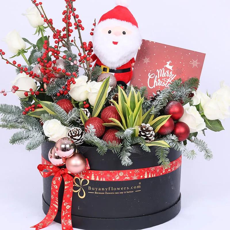 Winter Holidays Flower Hamper thumbnail 2