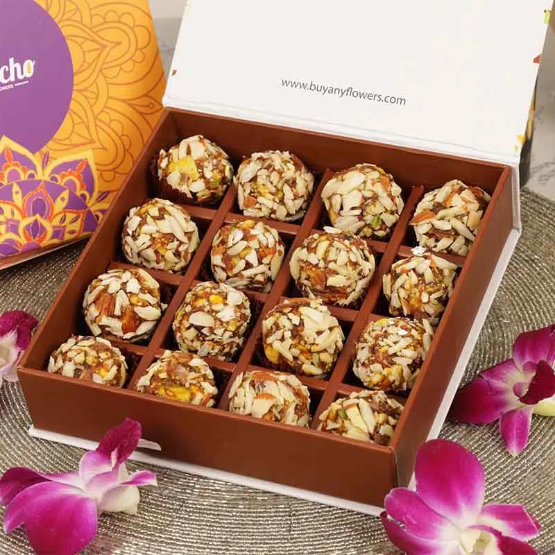 Anjeer Laddoo Gift Box - Gifts gift from Buy Any Flowers Dubai in Al Quoz Industrial Area 4, Dubai, UAE - image 2