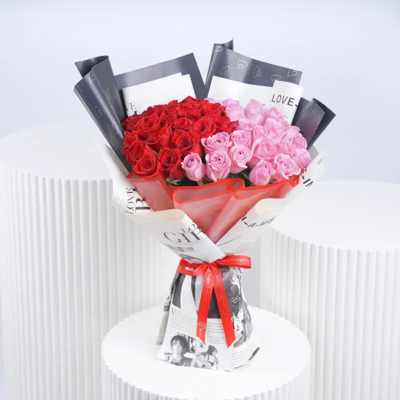 Cute Love 51 Roses Bouquet - Flowers gift from Buy Any Flowers Dubai in Al Quoz Industrial Area 4, Dubai, UAE
