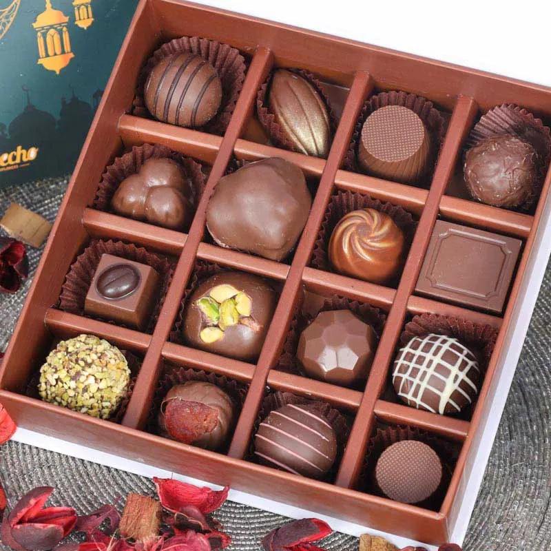 Ramadan Premium Chocolates By Sweecho 16 Pcs Green thumbnail 3