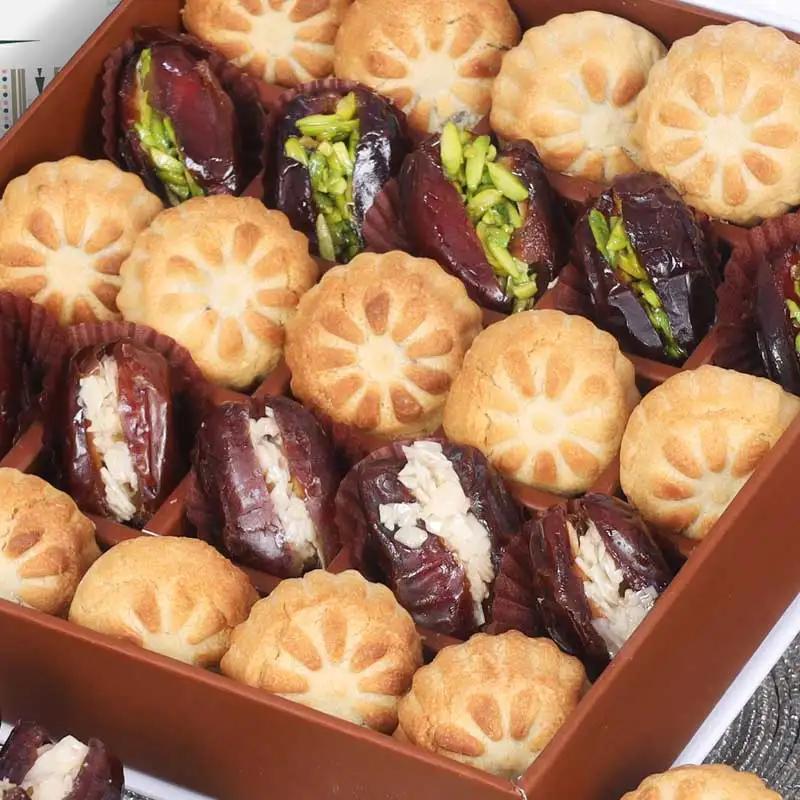 Eid Stuffed Dates and Mamoul By Sweecho 25 Pcs Green thumbnail 3