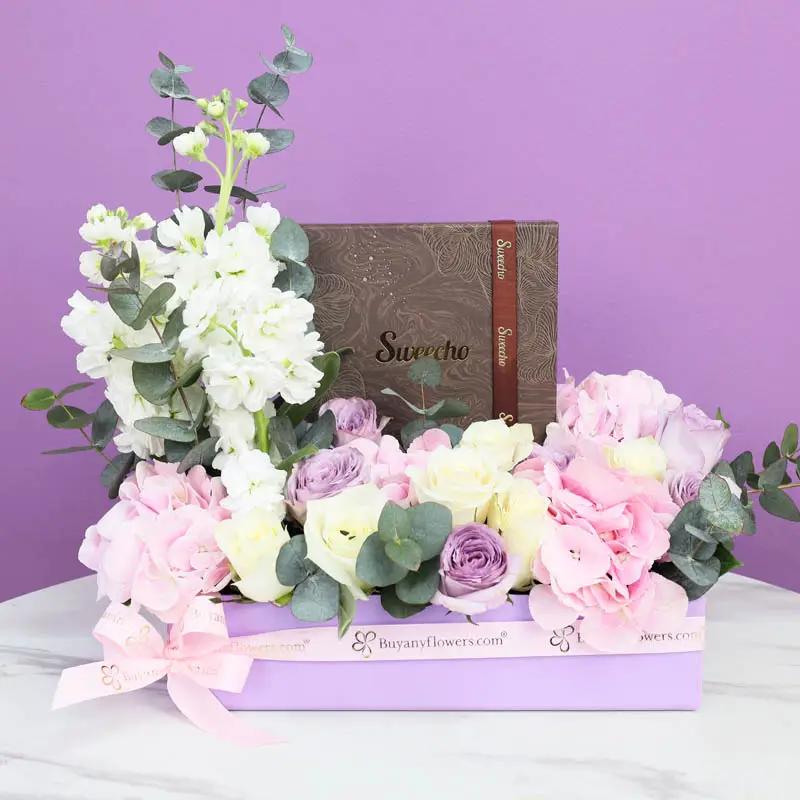 Pastel Chocolate Flower Arrangement thumbnail 4