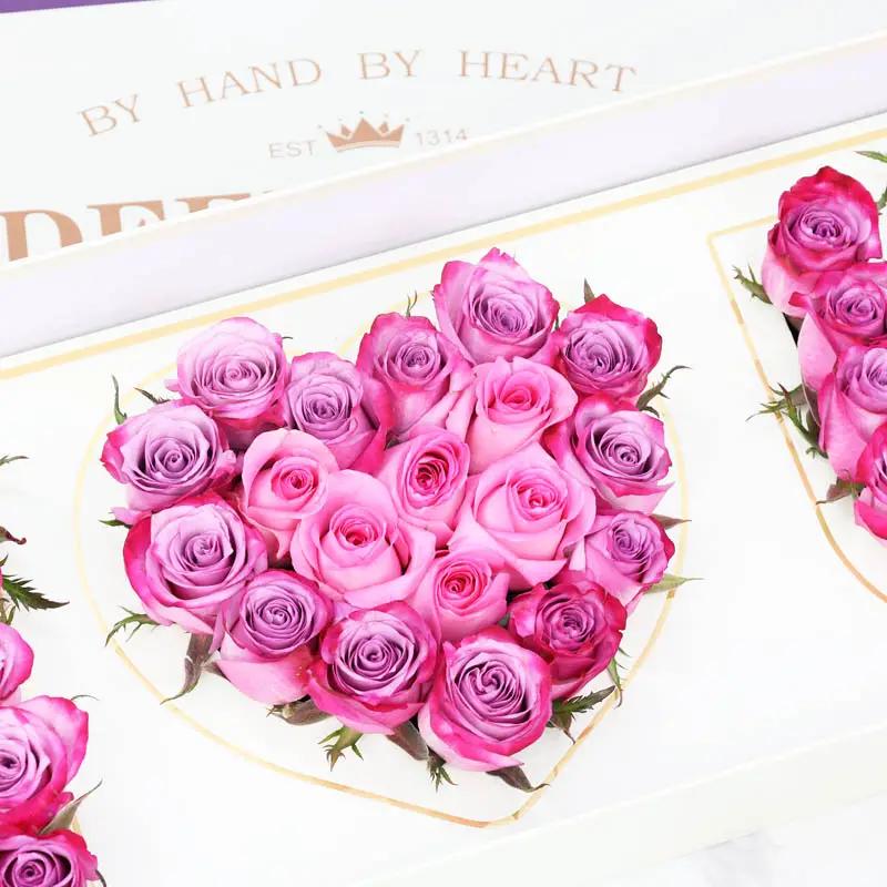 Mauve 33 Roses I Love You Box - Flowers gift from Buy Any Flowers Dubai in Al Quoz Industrial Area 4, Dubai, UAE - image 3