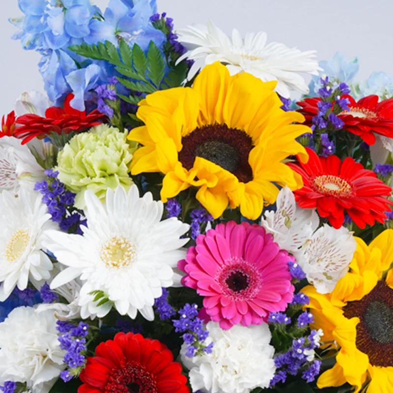 Vibrant Flower Wishes in Vase - Flowers gift from Buy Any Flowers Dubai in Al Quoz Industrial Area 4, Dubai, UAE - image 2