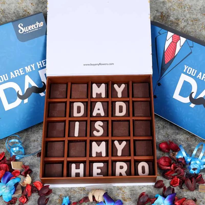 My Dad is My Hero Chocolates By Sweecho thumbnail 2