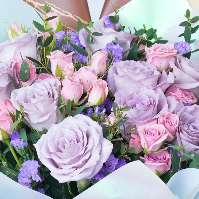 Lavender Blush Bouquet - Flowers gift from Buy Any Flowers Dubai in Al Quoz Industrial Area 4, Dubai, UAE - image 2