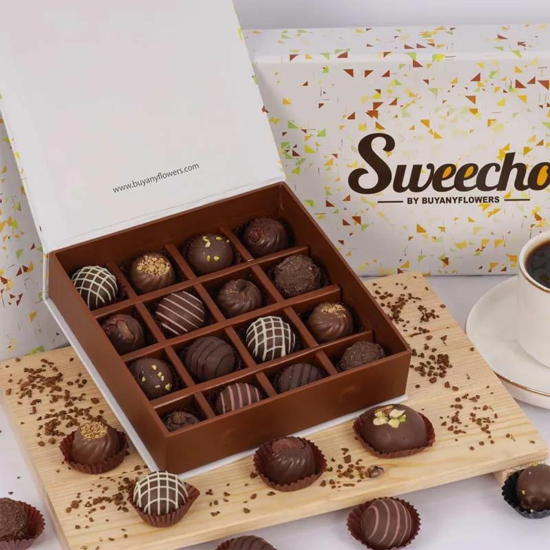 Chocolate Truffles and Bajios 16 Pcs By Sweecho thumbnail 2