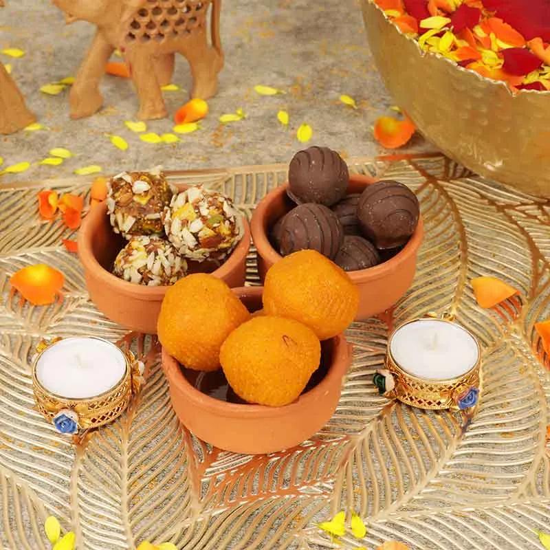 Diwali Sweets and Chocolates Platter thumbnail 4