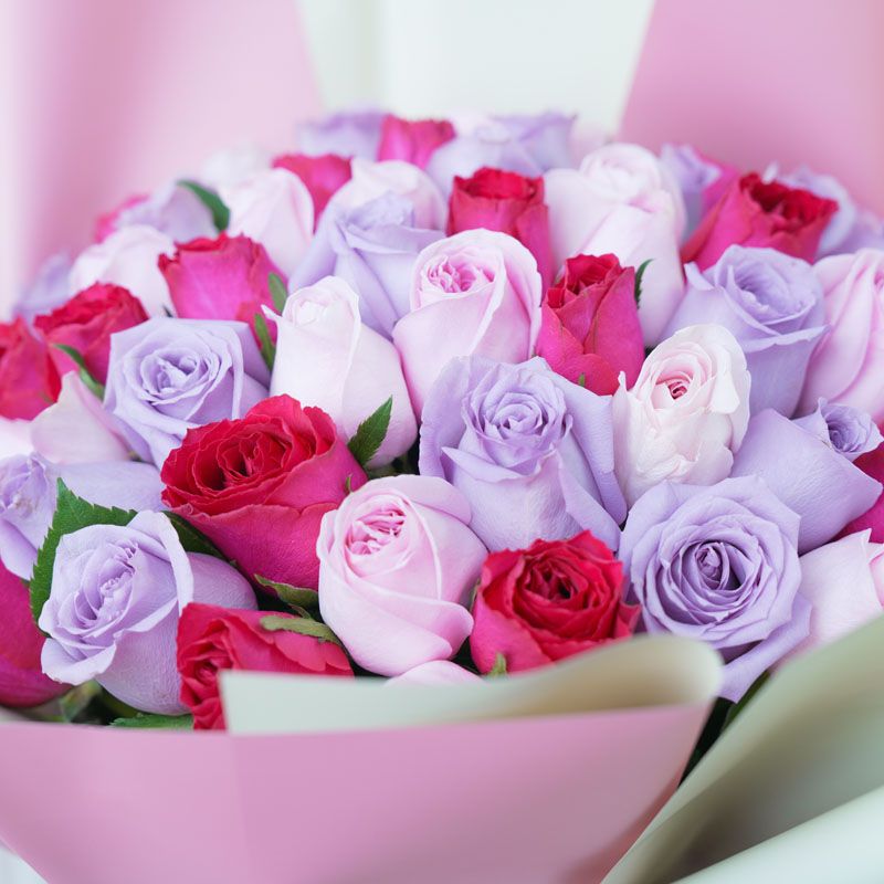 باقة ورد 51 وردة ناعمة ورقيقة thumbnail 3