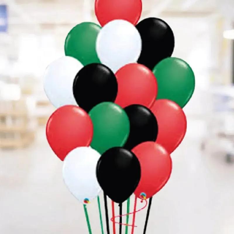 UAE Flag Colour Helium Balloons 20 Pcs thumbnail 3