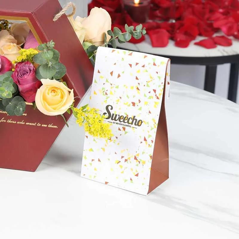 With You 15 Roses Box and Sweecho Chocolates 100gm - Chocolates gift from Buy Any Flowers Dubai in Al Quoz Industrial Area 4, Dubai, UAE - image 2