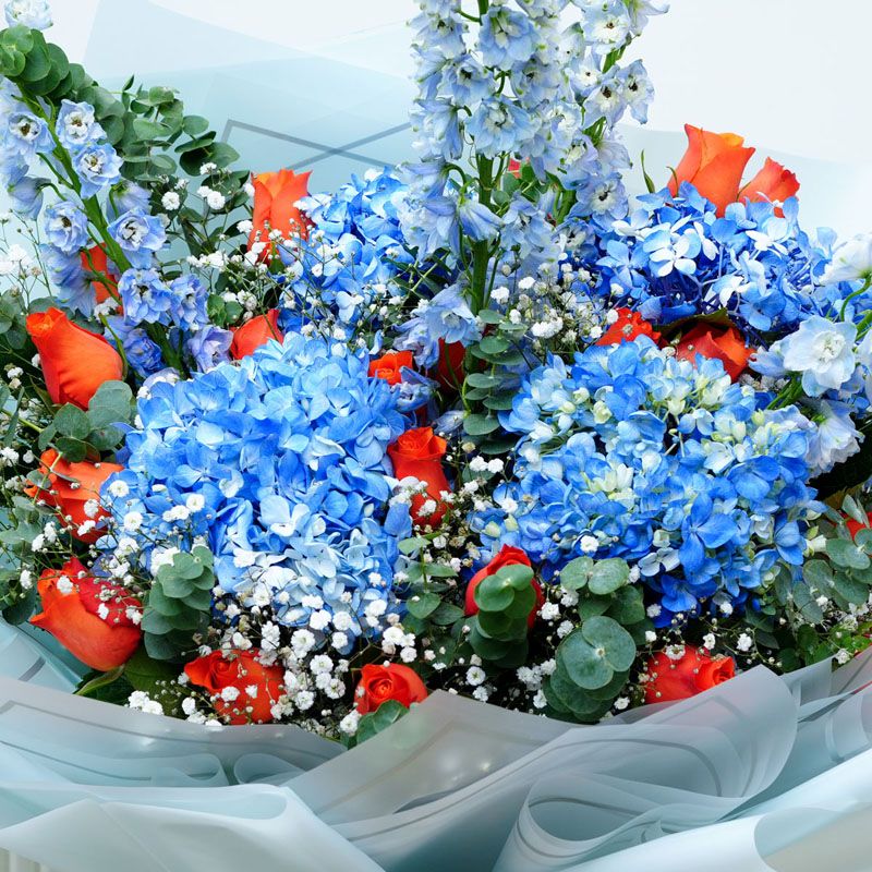 Fantastic Roses and Hydrangea Bouquet - Flowers gift from Buy Any Flowers Dubai in Al Quoz Industrial Area 4, Dubai, UAE - image 3