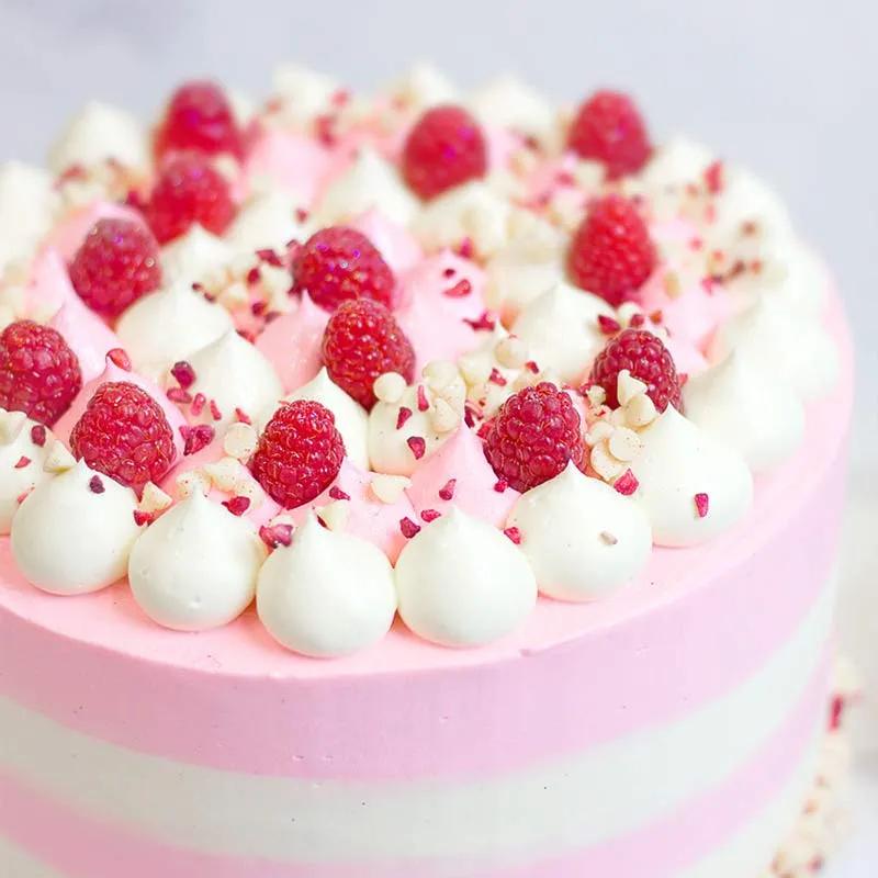 Raspberry Celebration Cake 8 Portion thumbnail 3