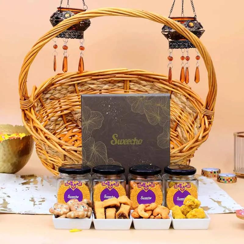Gourmet Indulgence Gift Basket thumbnail 2