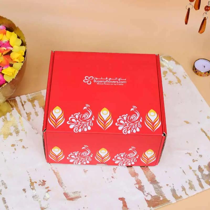 Laxmi Ganesha Blessings Gift Box Red thumbnail 4