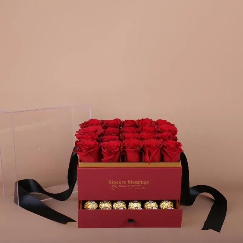 Intense Romance Red Roses Box thumbnail 2