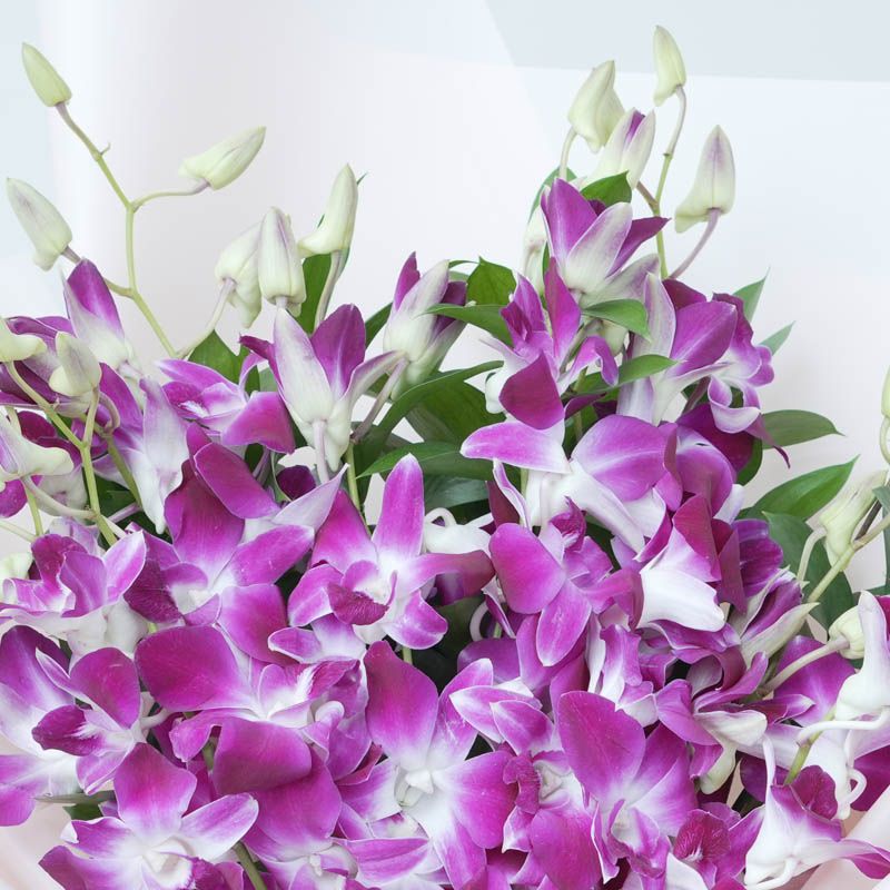 Purple Orchid Bouquet thumbnail 3