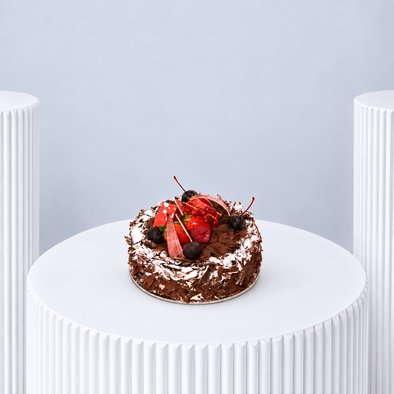 Roses n Lilies with Black Forest Cake - Gift Sets gift from Buy Any Flowers Dubai in Al Quoz Industrial Area 4, Dubai, UAE - image 3