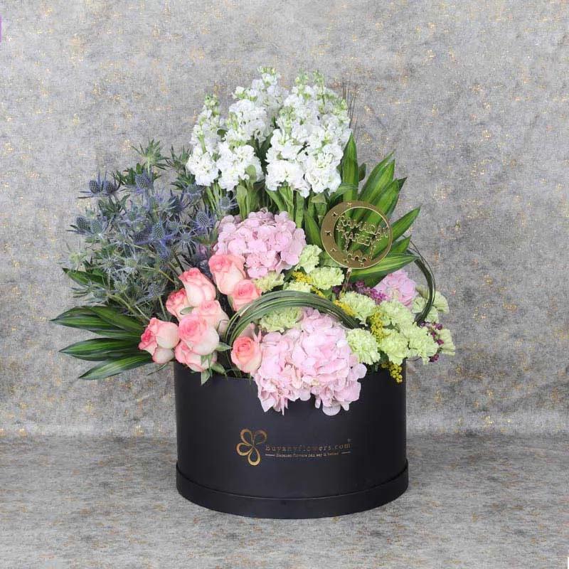 Ramadan Harmony Flower Box - Flowers gift from Buy Any Flowers Dubai in Al Quoz Industrial Area 4, Dubai, UAE