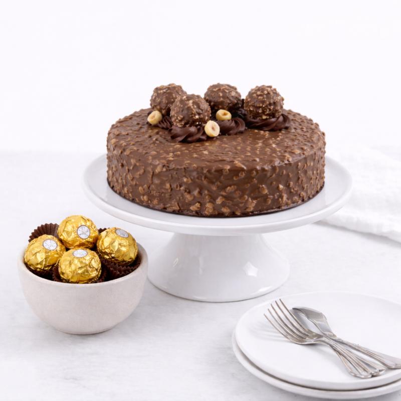 Ferrero Rocher Cake 4 Portion in Dubai