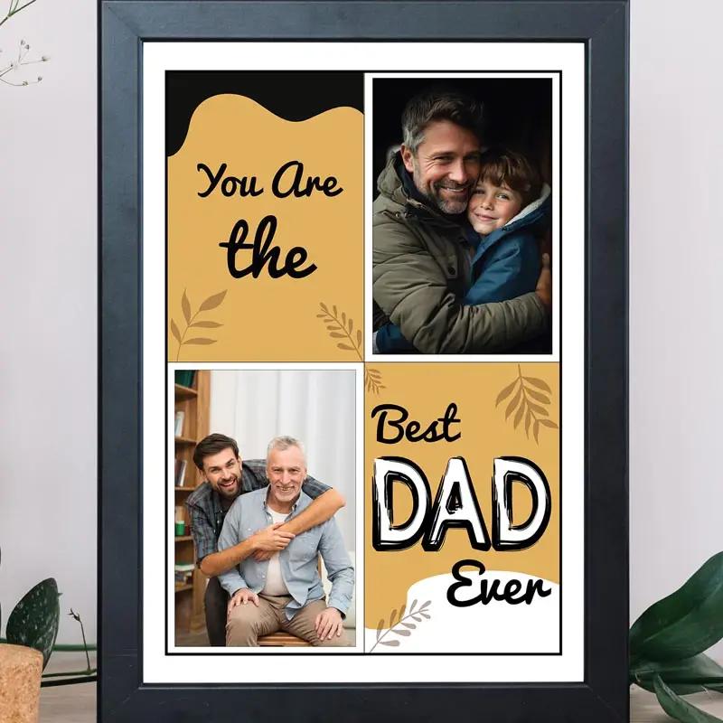 Best Dad Ever Personalised Photo Frame thumbnail 2