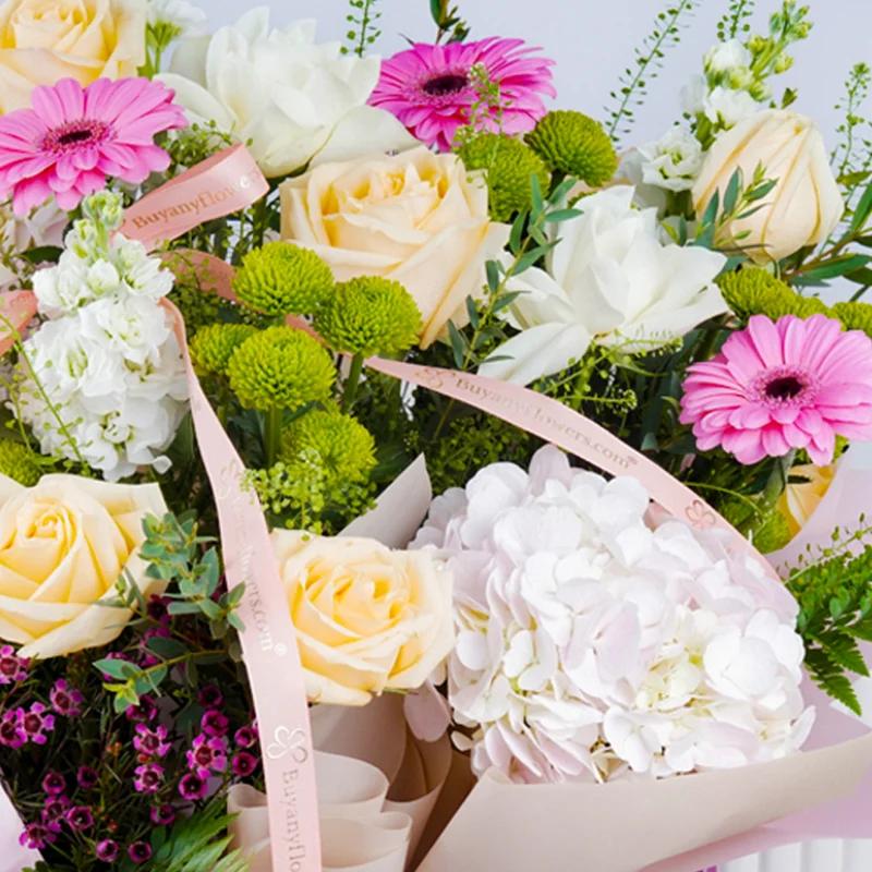 Peach Blush Flower Bag - Flowers gift from Buy Any Flowers Dubai in Al Quoz Industrial Area 4, Dubai, UAE - image 2
