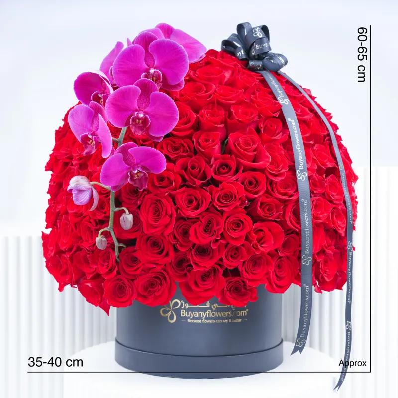 My Princess 251 Red Roses in Box - Flowers gift from Buy Any Flowers Dubai in Al Quoz Industrial Area 4, Dubai, UAE - image 4