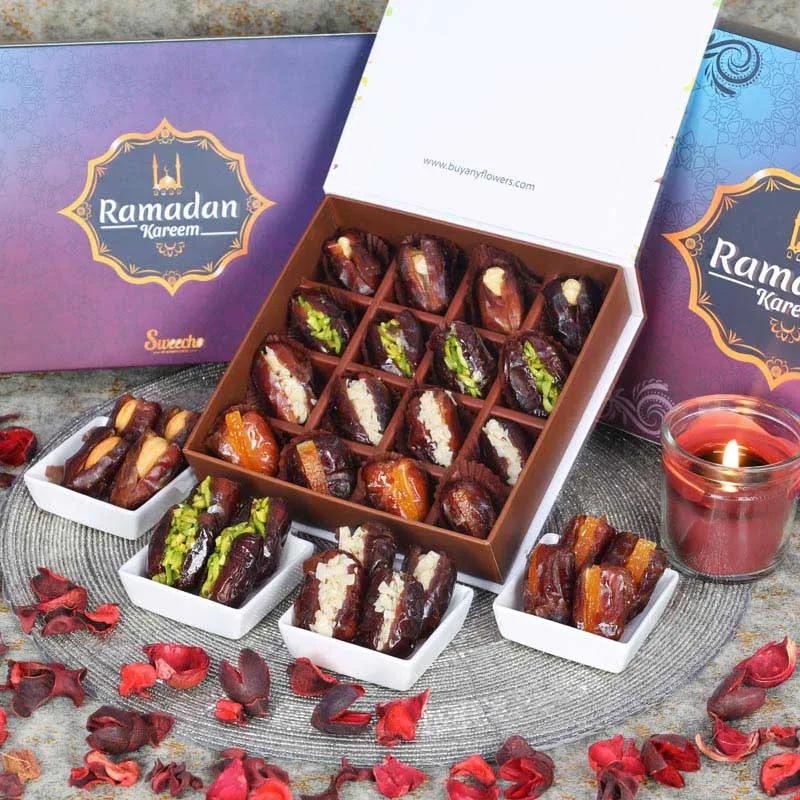 Ramadan Stuffed Dates By Sweecho 16 Pcs Blue thumbnail 1