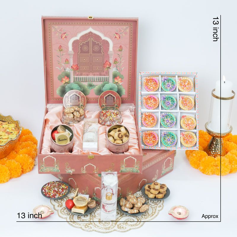 Diwali Gift Trunk with Diya Set thumbnail 3