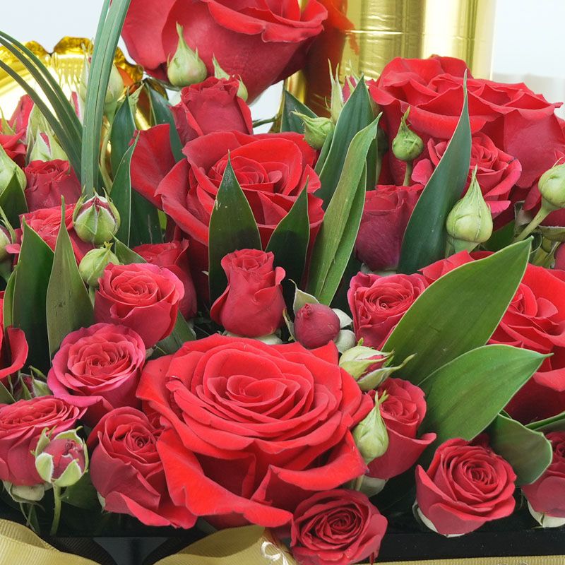 Customize Romantic Birthday Flower Arrangement - Flowers gift from Buy Any Flowers Dubai in Al Quoz Industrial Area 4, Dubai, UAE - image 3