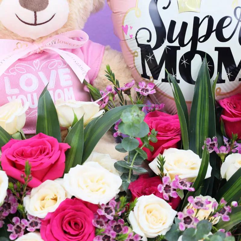 Super Mom Flower Hamper thumbnail 3