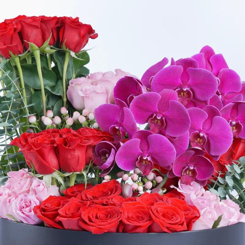 Grand Embrace Floral Box - Flowers gift from Buy Any Flowers Dubai in Al Quoz Industrial Area 4, Dubai, UAE - image 2