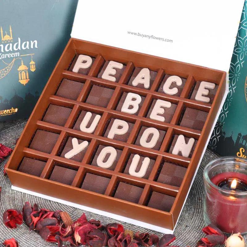 Peace Be Upon You Chocolates By Sweecho - Chocolates gift from Buy Any Flowers Dubai in Al Quoz Industrial Area 4, Dubai, UAE - image 2